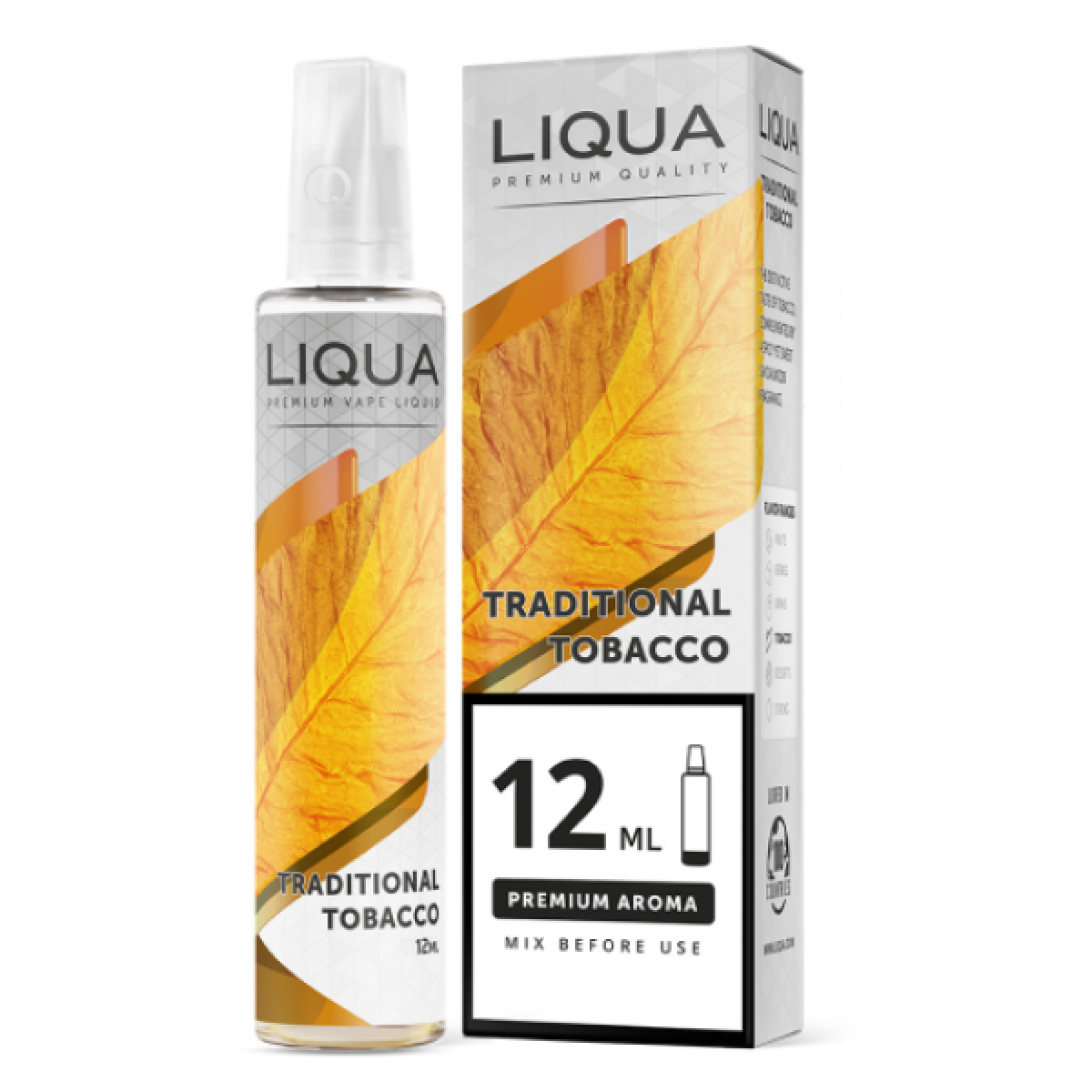 Liqua Traditional Tobacco Flavorshot 12ml